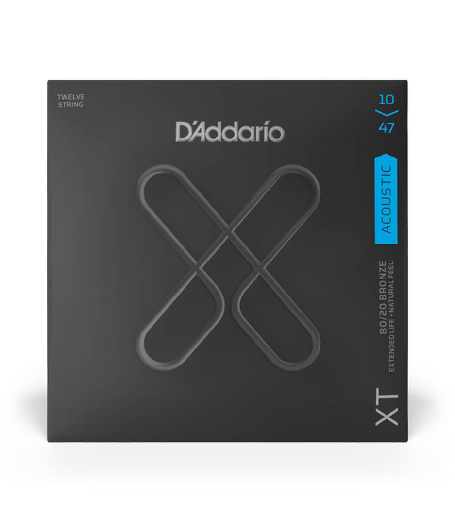 buy d'addario xtabr1047 12 accoustic set xt 80 20 12 string