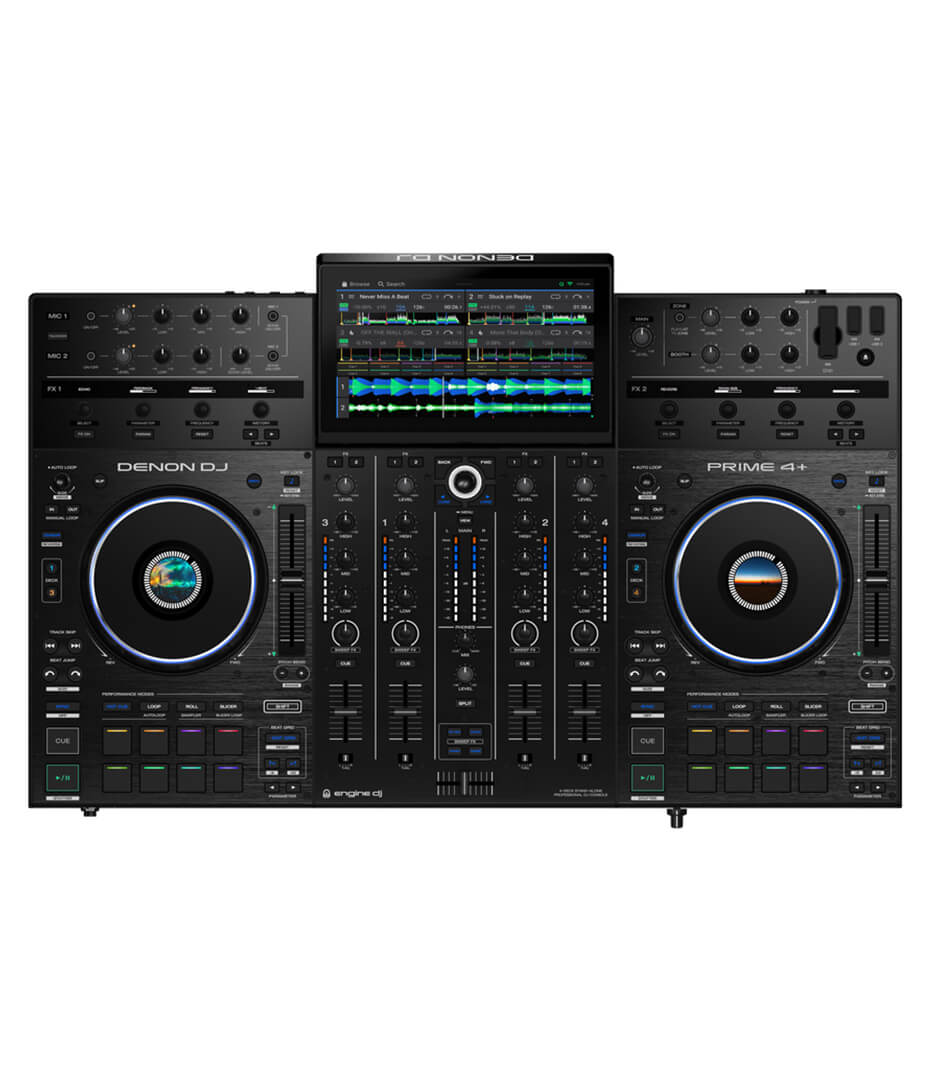 buy denondj prime4 4 deck standalone dj controller with amazon