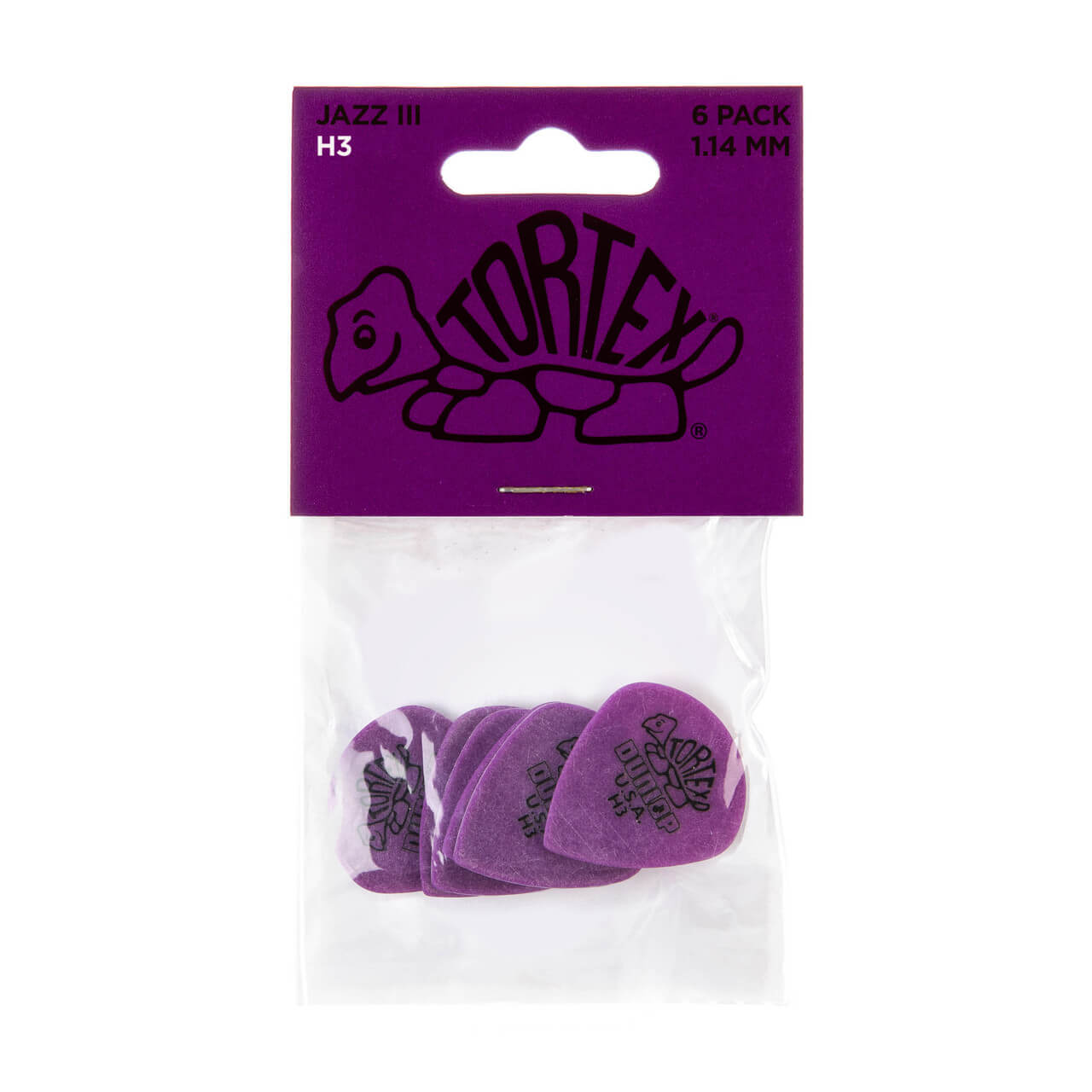 buy dunlop 472ph3 tortex jazz iii picks  pack of 6