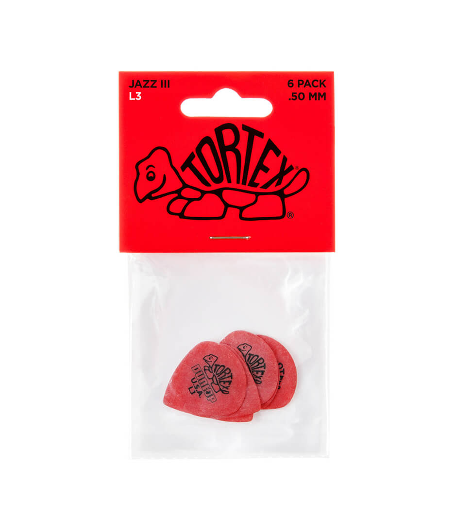 buy dunlop 472pl3 tortex jazz iii picks large pack of 6