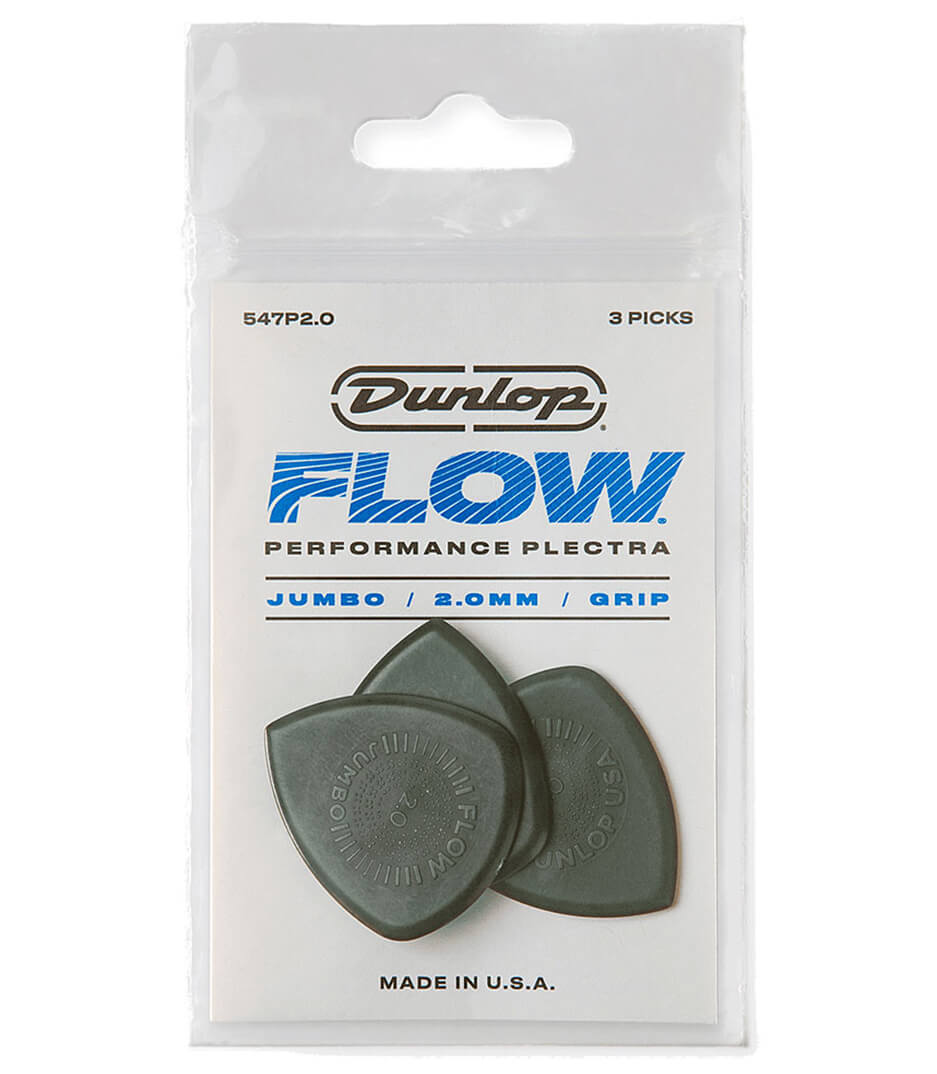 buy dunlop 547p200 flow jumbo w grip 2 0mm 3 plypk