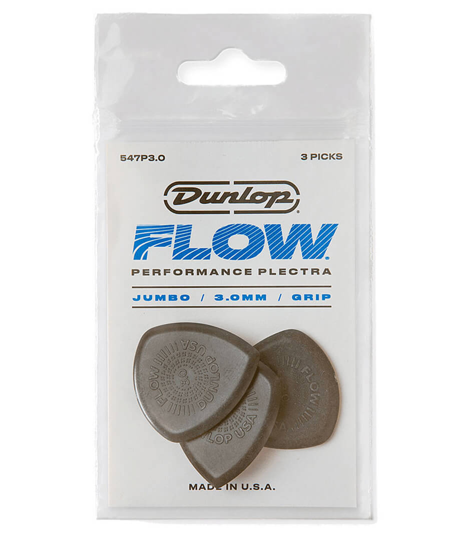 buy dunlop 547p300 flow jumbo w grip 3 0mm 3 plypk