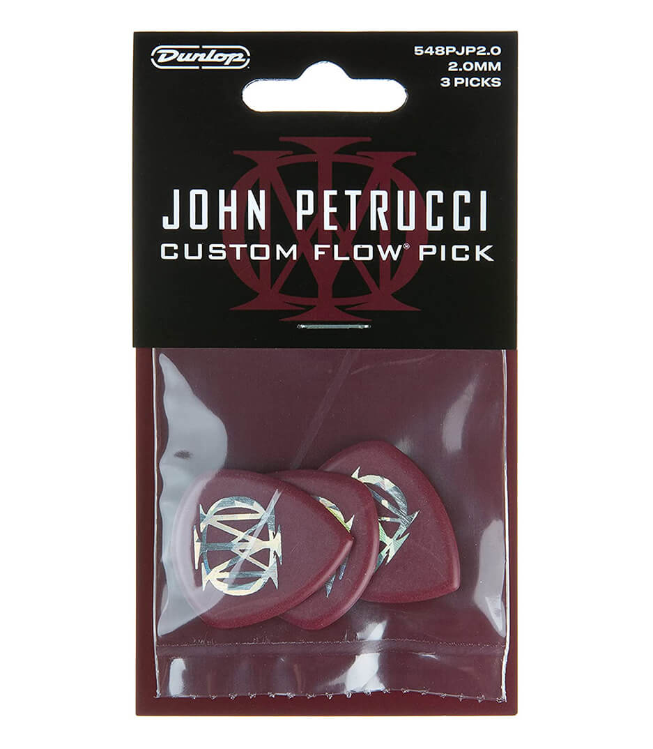 buy dunlop 548pjp2 0 flow john petrucci 2 0mm 3 plypk