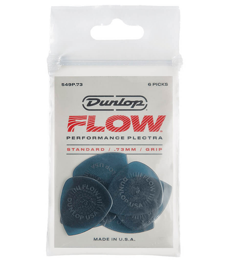 buy dunlop 549p073 flow standard grip 73mm 6 plypk