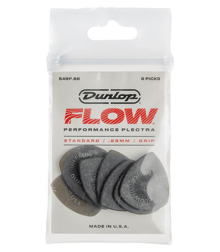 buy dunlop 549p088 flow standard grip 88mm 6 plypk