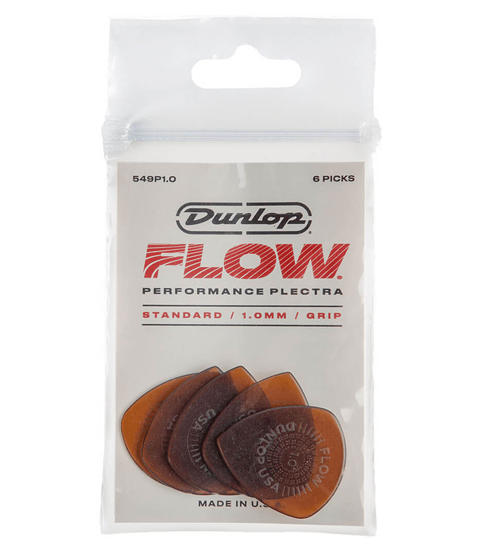 buy dunlop 549p100 flow standard grip 1 0mm 6 plypk