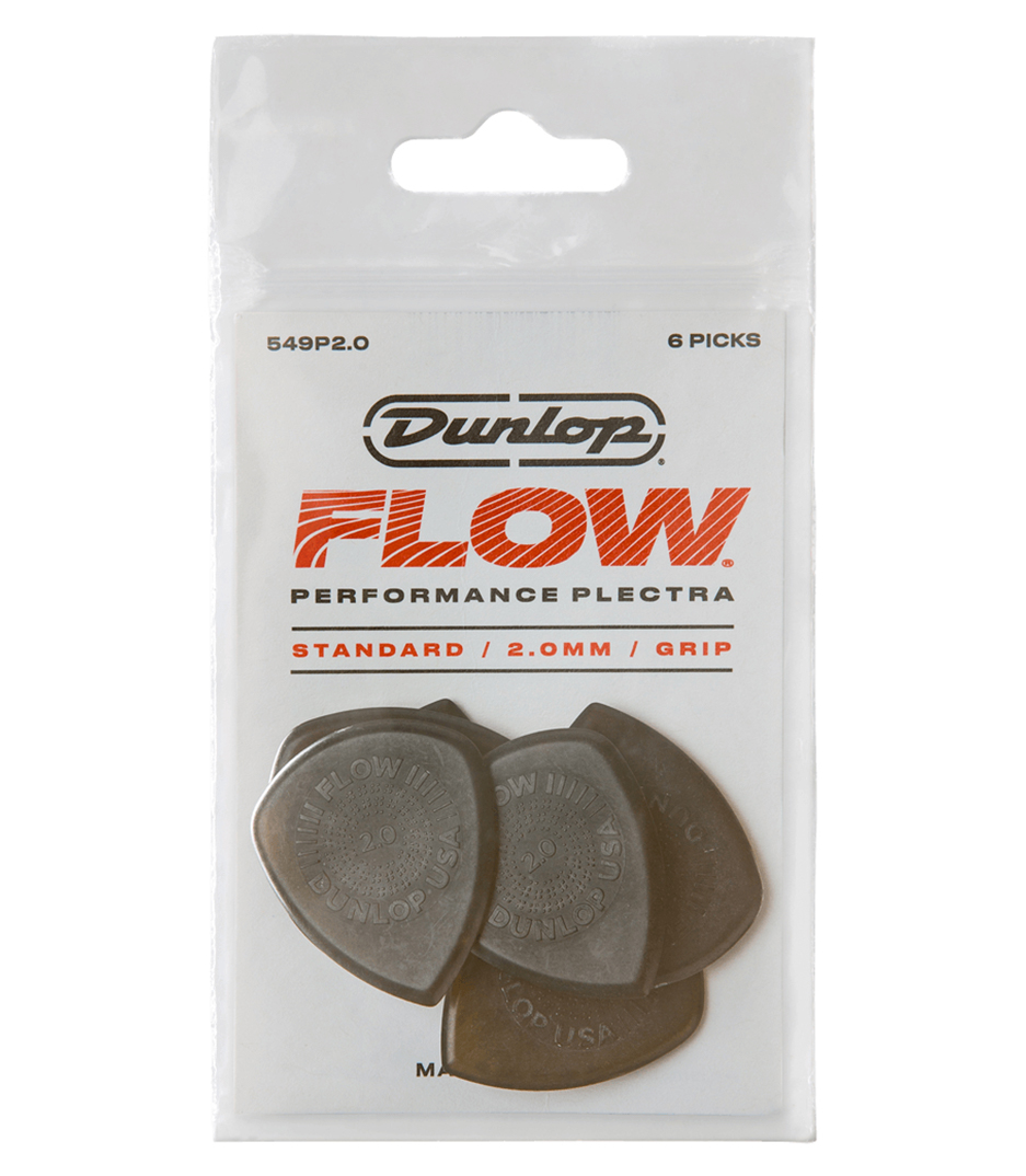 buy dunlop 549p200 flow standard grip 2 0mm 6 plypk