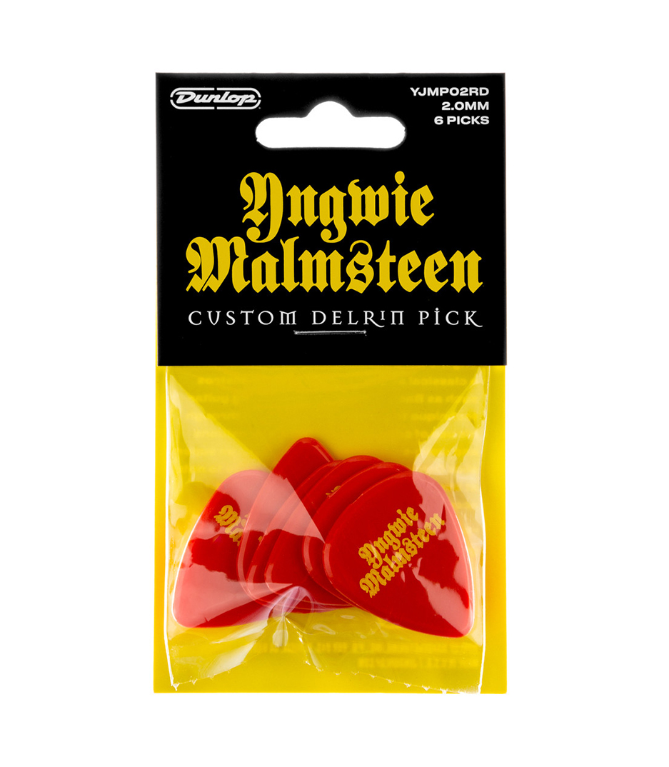 buy dunlop yjmp02rd yngwie malmsteen custom delrin picks 2.0m