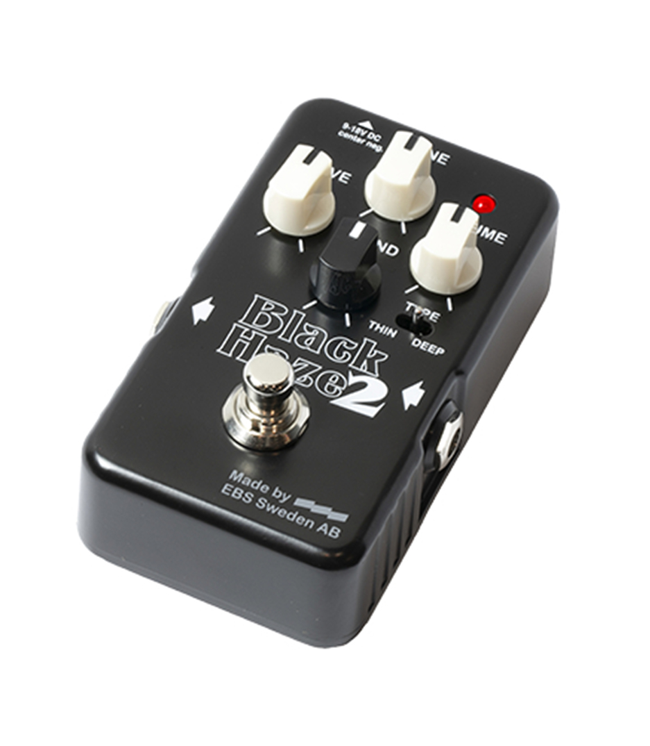 EBS BH2 Black Haze V2 Distortion Overdrive Pedal - EBS-BH2 - Melody House Dubai, UAE