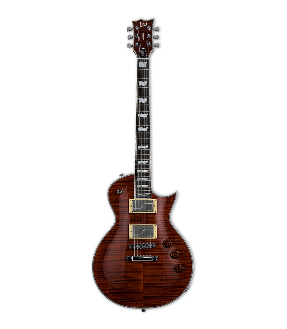 buy esp ltd eclipse 1000 fluence mahogany tiger eye flamed