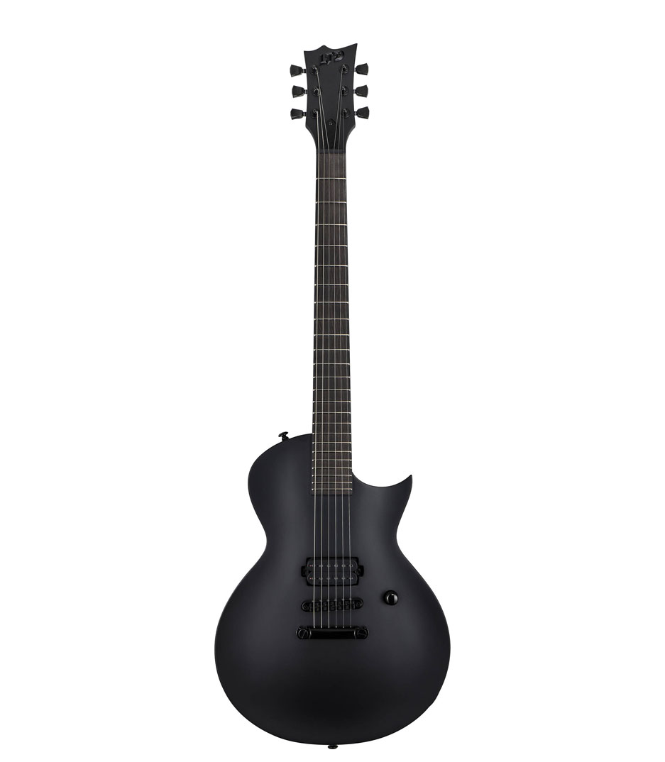 buy esp ltd eclipse black metal black satin colour