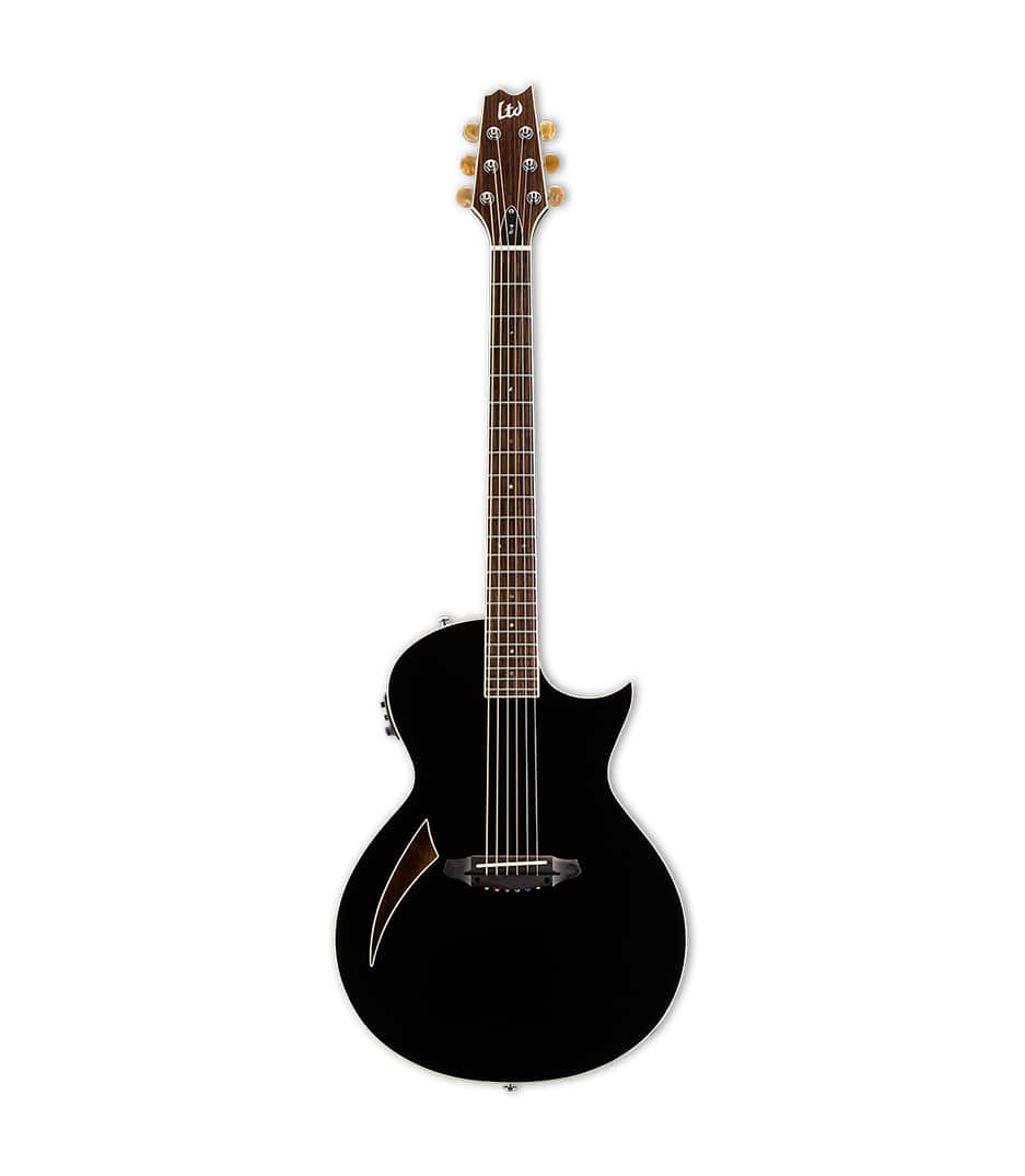 buy esp ltd tl6 thinline acoustic guitar series black fi