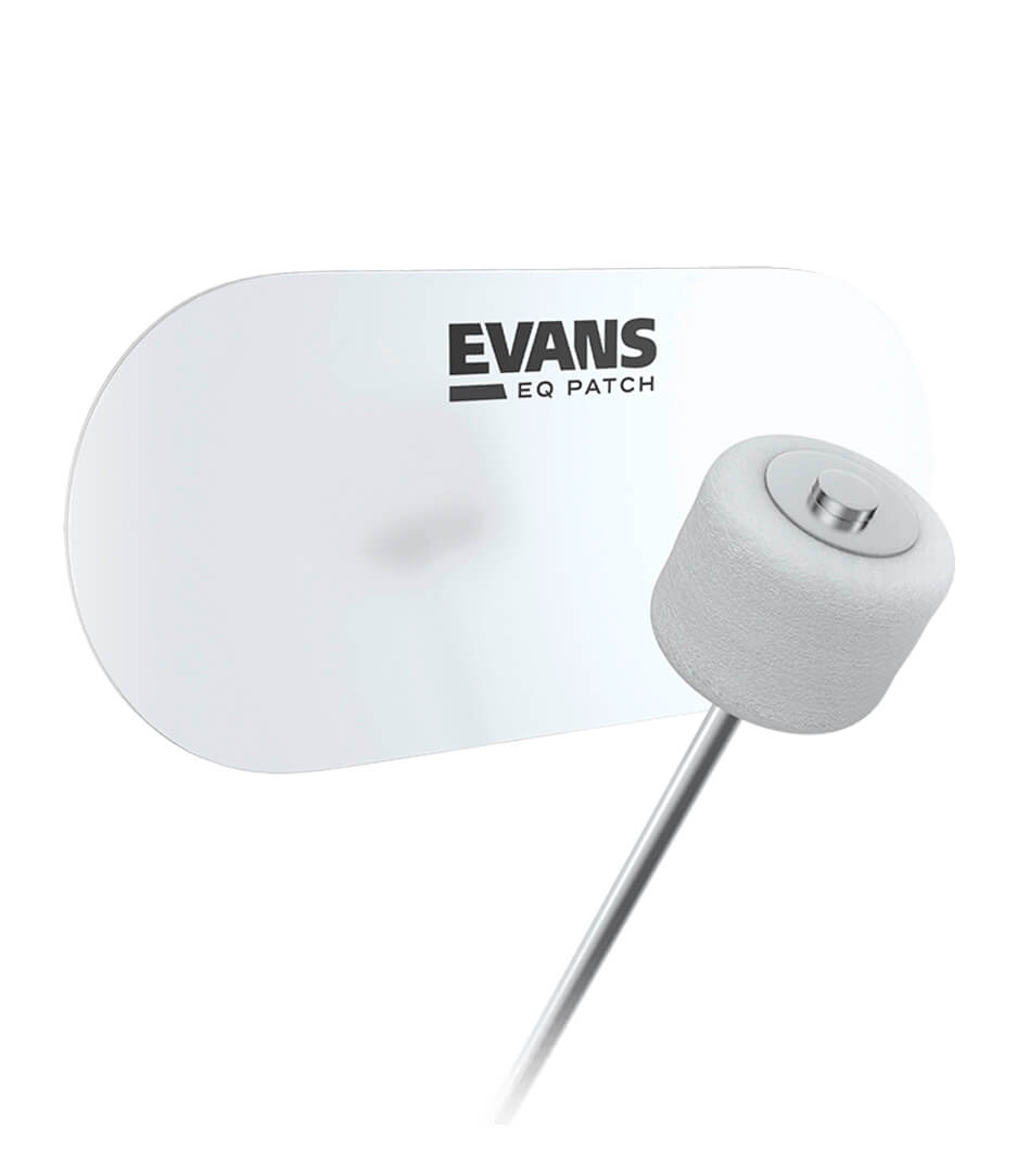 EVANS - EQPC2 Double Clear Plastic Bass Drum Head Protecti