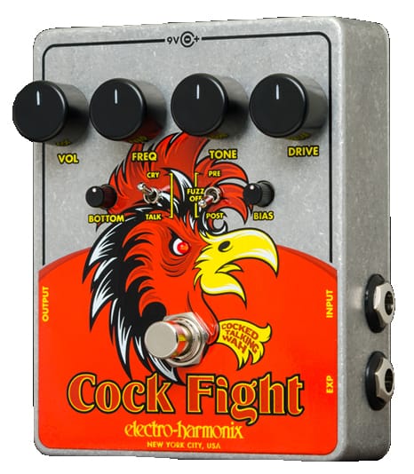 buy electroharmonix cock fight cocked talking wah and fuzz pedal