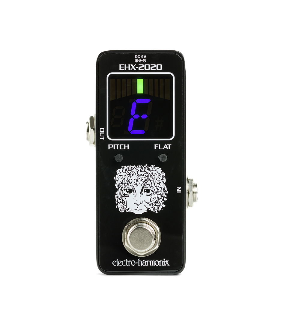 buy electroharmonix ehx 2020 tuner chromatic tuner pedal for guitar b