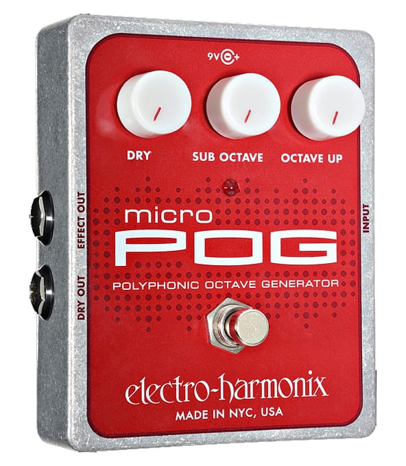 buy electroharmonix micro pog polyphonic octave generator pedal