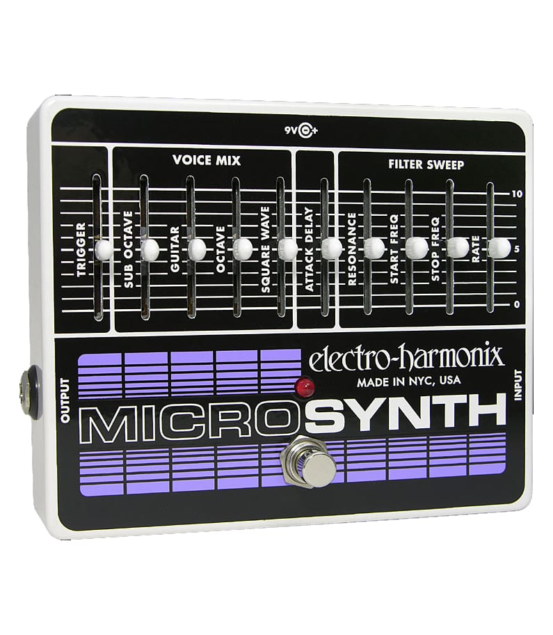 buy electroharmonix micro synthesizeranalog guitar microsynth pedal