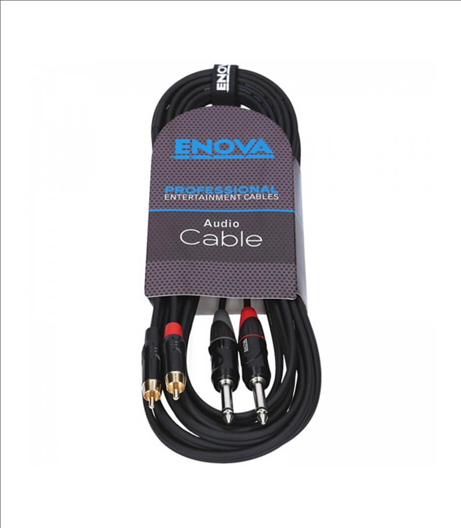 Enova - EC A3 CLMPLM 5 5 m RCA Jack Adapter cable stereo