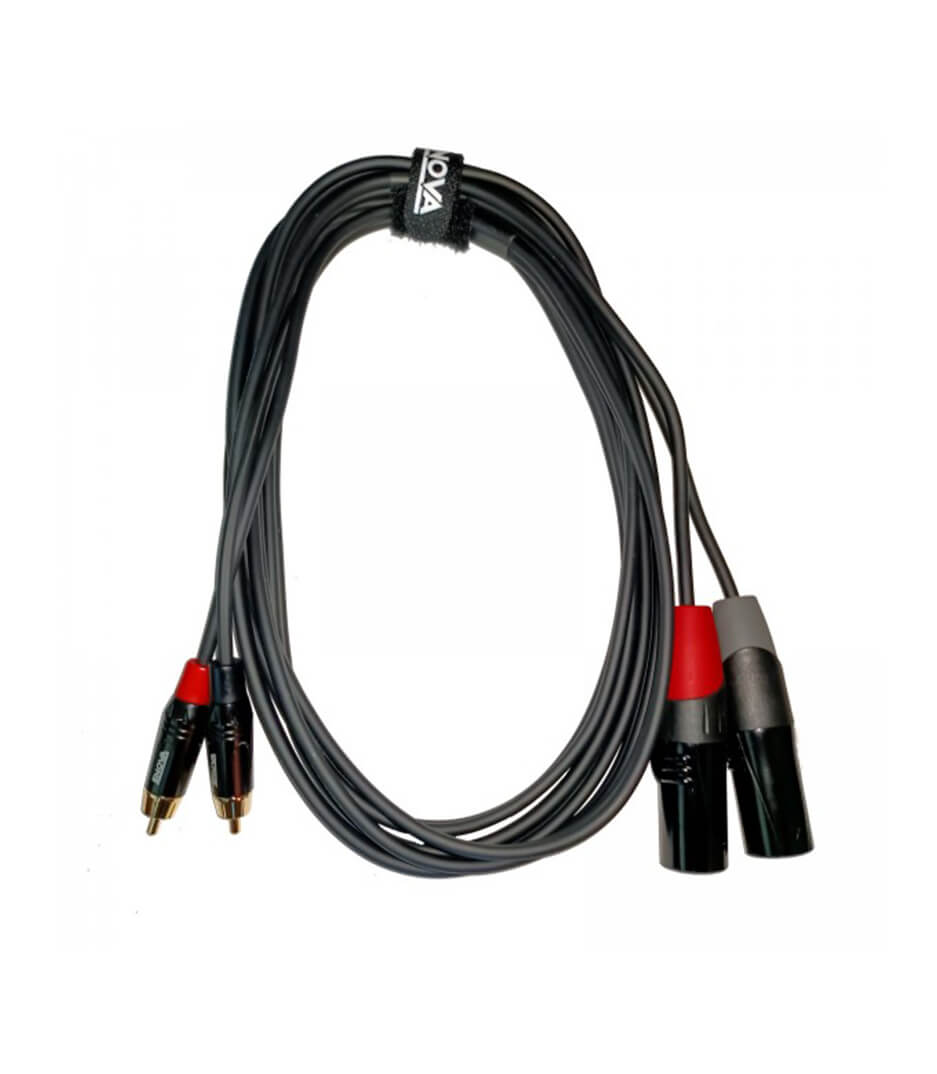 EC A3 CLMXLM 1 1 m XLR male 3 pin  RCA male adapte - EC-A3-CLMXLM-1 - Melody House Dubai, UAE