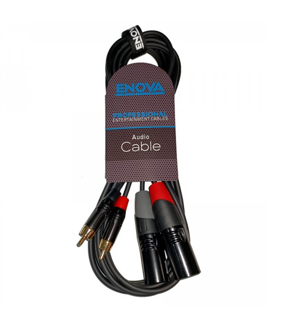 buy enova ec a3 clmxlm 1 1 m xlr male 3 pin  rca male adapte