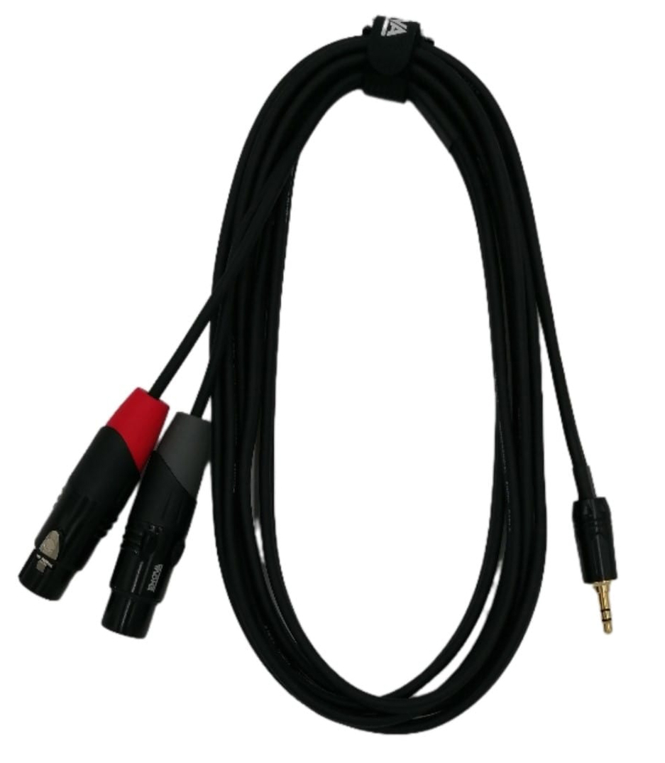 EC A3 PSMXLF 3 3 meter Jack 3.5mm 3pole  XLR male - EC-A3-PSMXLF-3 - Melody House Dubai, UAE