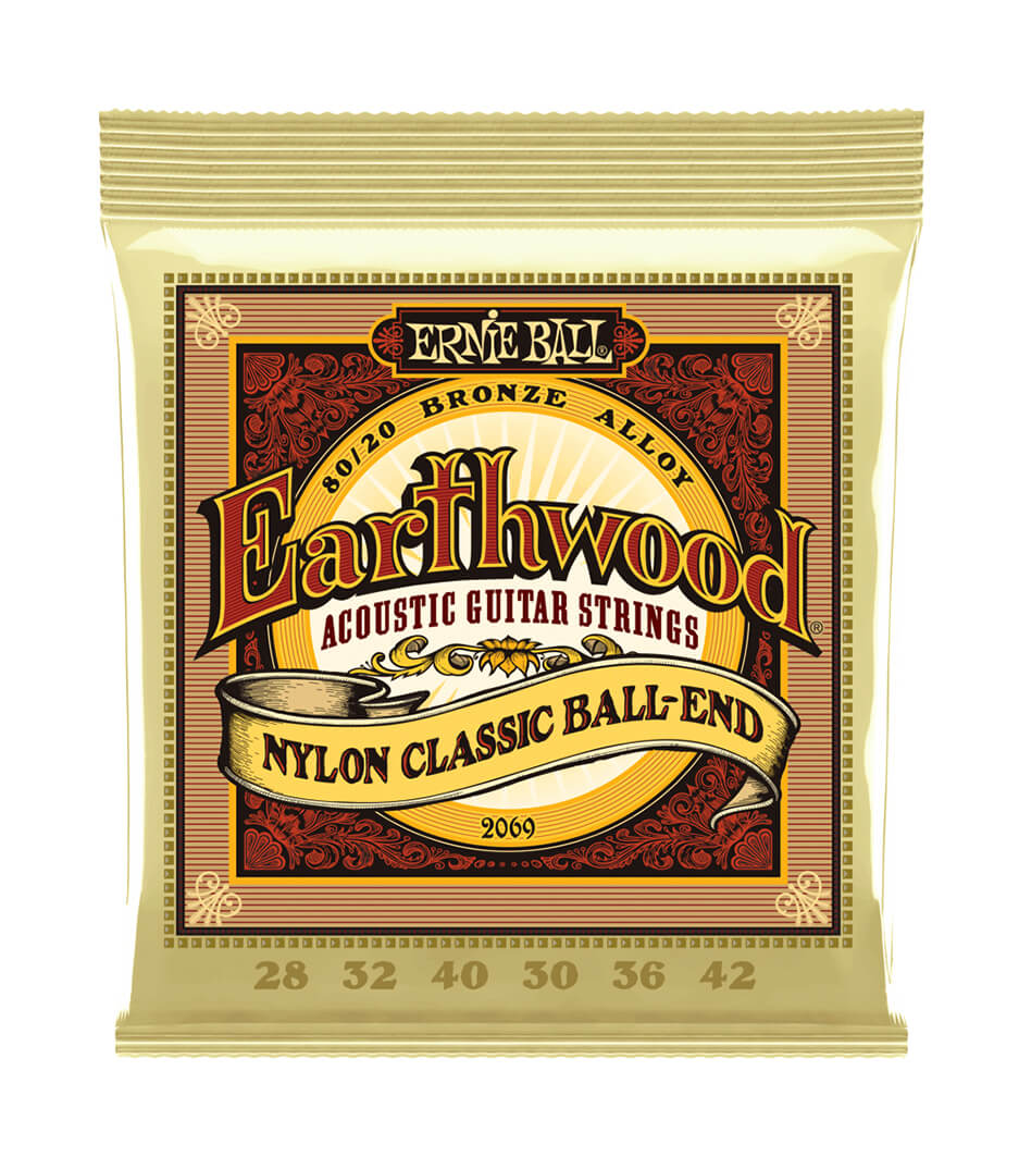 buy ernieball 2069 nylon clasic guitar strings earthwood ball en