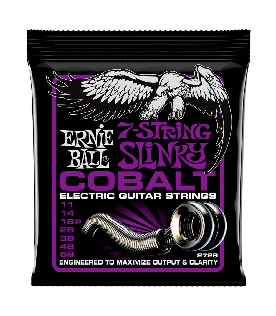 Ernie Ball - 2729 Electric Guitar 7 Strings Slinky Cobalt 11  5