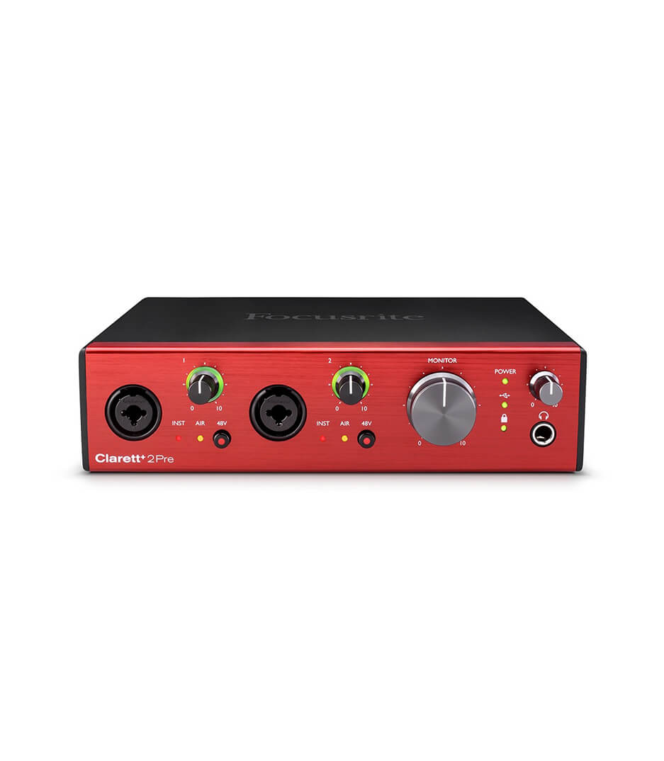 Focusrite - Clarett 2Pre 10 In 4 Out Desktop USB C Audio Inter