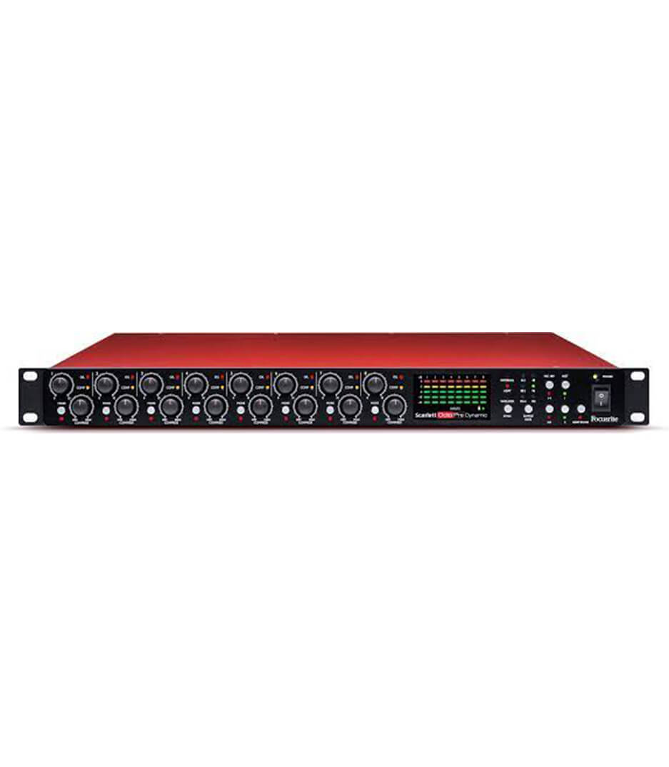 buy focusrite scarlett octopre dynamic rackmount 8 channel mic p