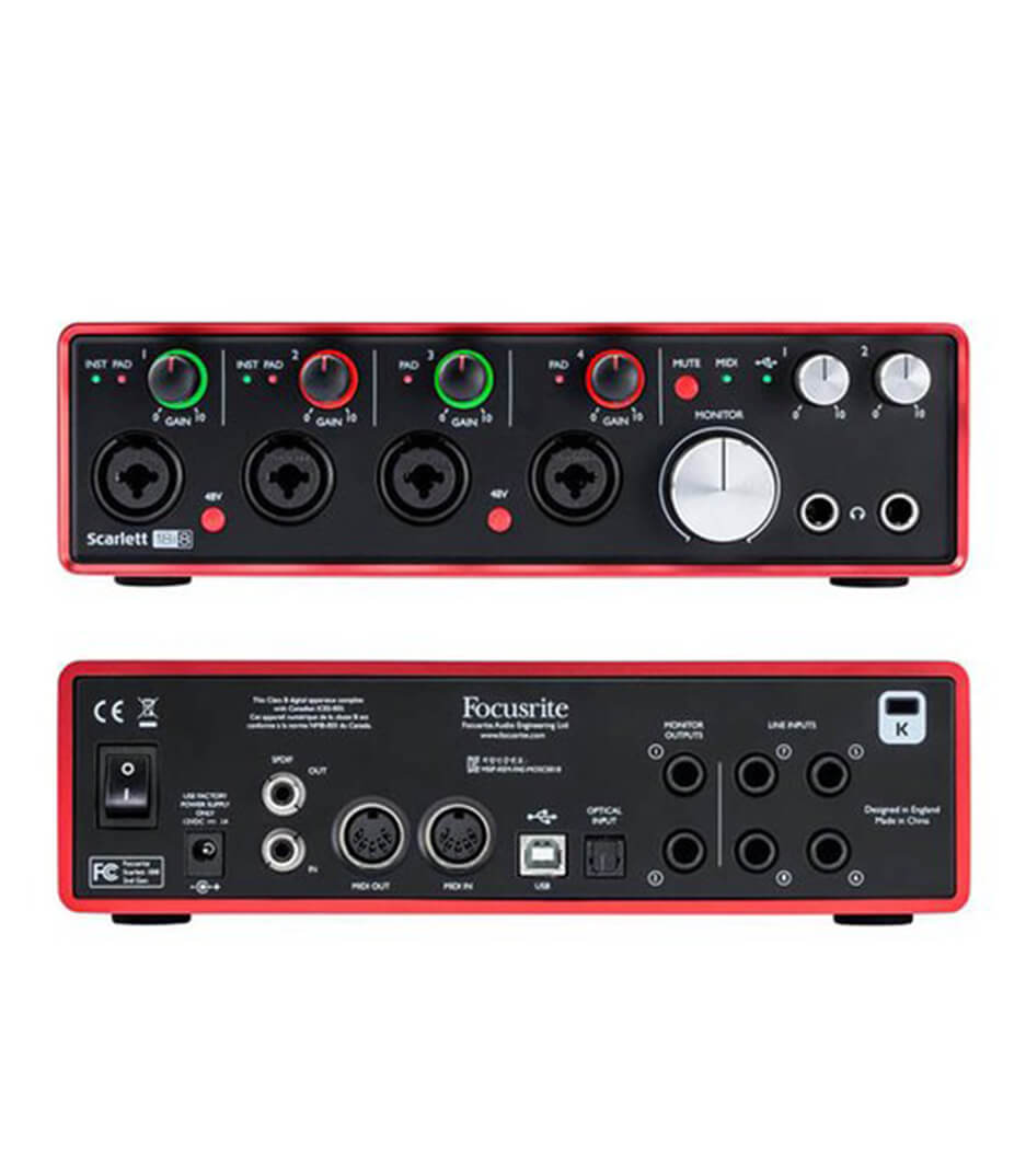 Buy Focusrite Scarlett 18i8 3rd Gen 18-in-8-out USB Audio