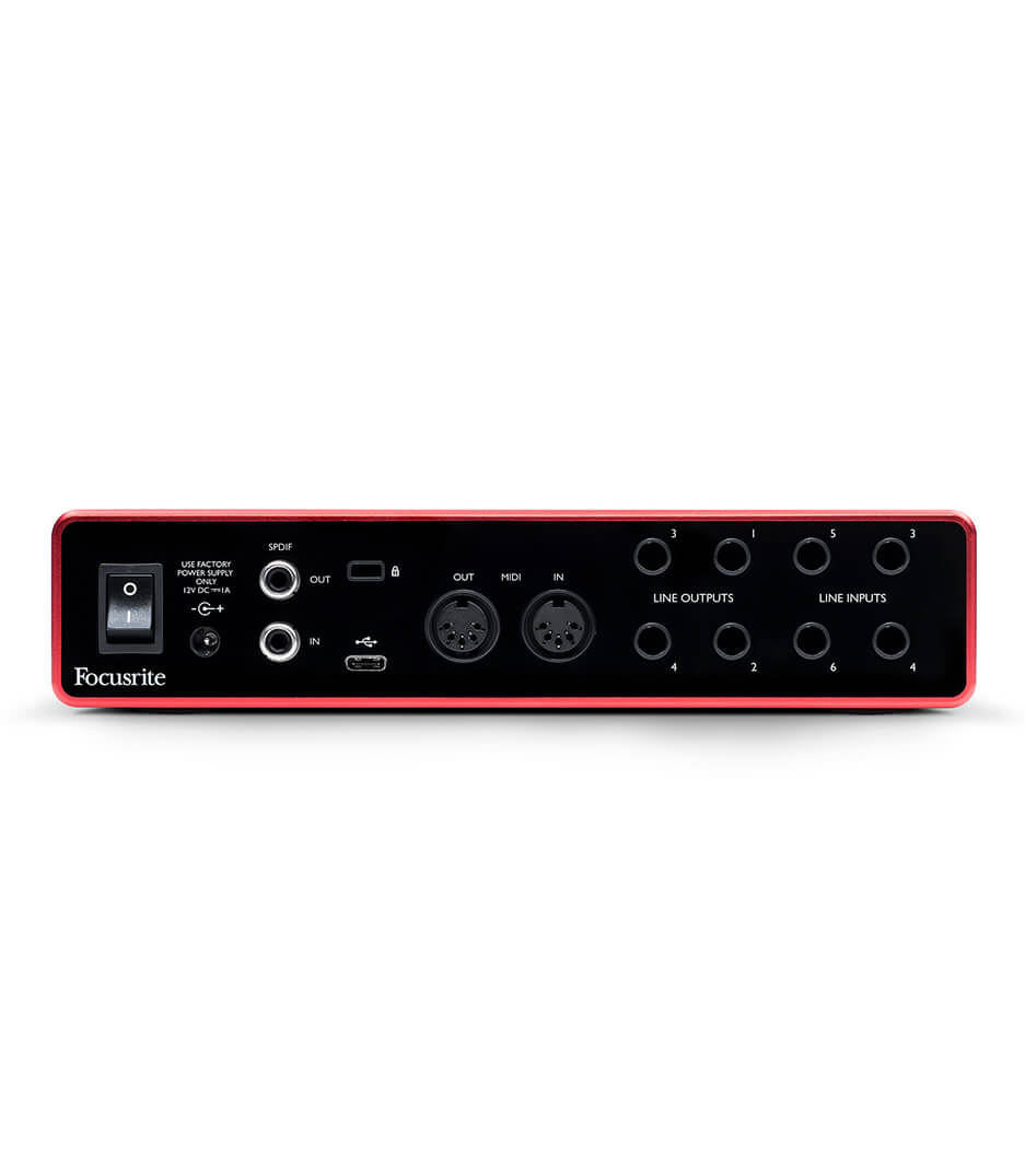 Scarlett 8i6 3rd Gen 8in 6 Out Desktop USB Audio I - Scarlett 8i6 3rd Gen - Melody House Dubai, UAE