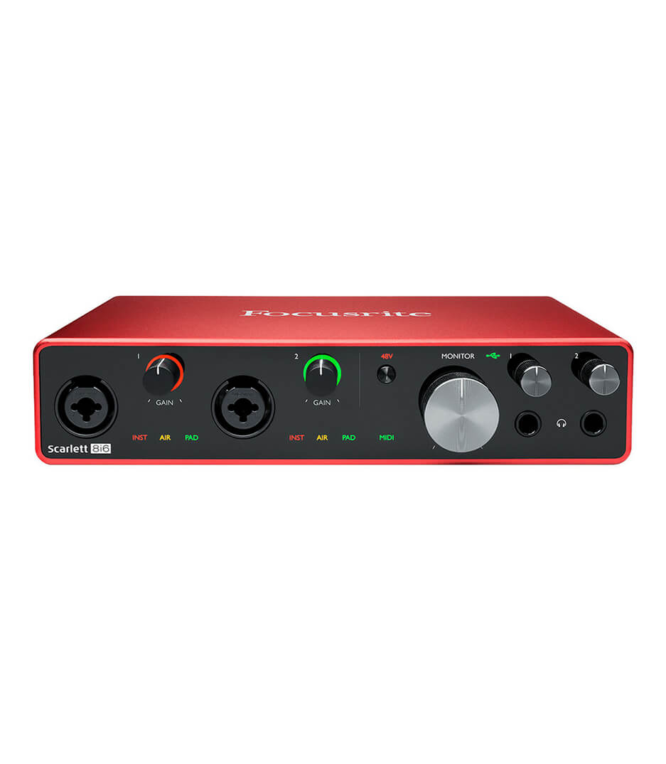 Focusrite - Scarlett 8i6 3rd Gen 8in 6 Out Desktop USB Audio I