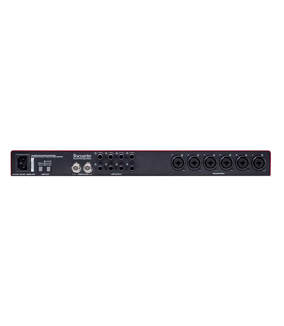 Scarlett OctoPre Rackmount 8 Channel Mic Preamp an - Scarlett OctoPre - Melody House Dubai, UAE