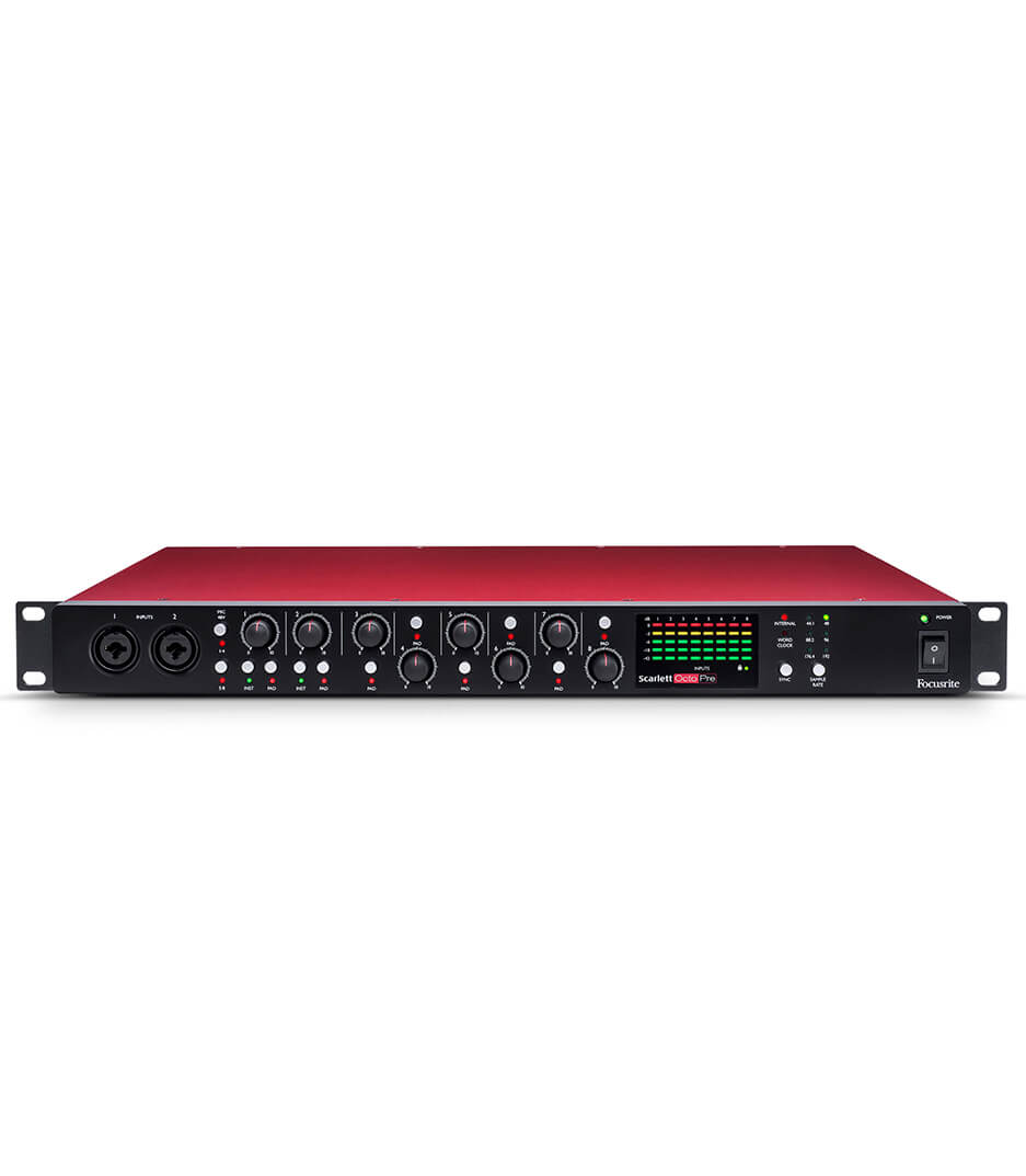 buy focusrite scarlett octopre rackmount 8 channel mic preamp an