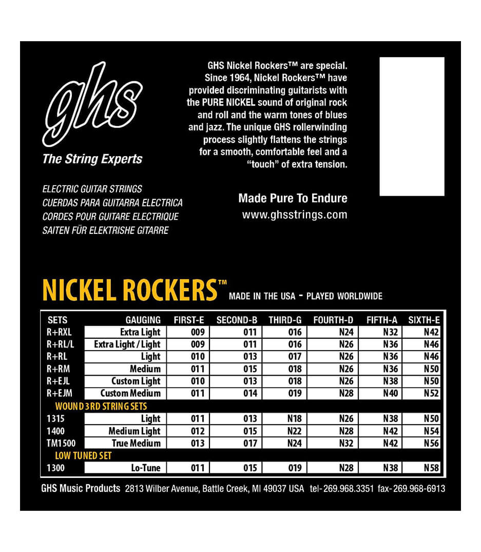 GHS - R+RXL - Melody House Musical Instruments