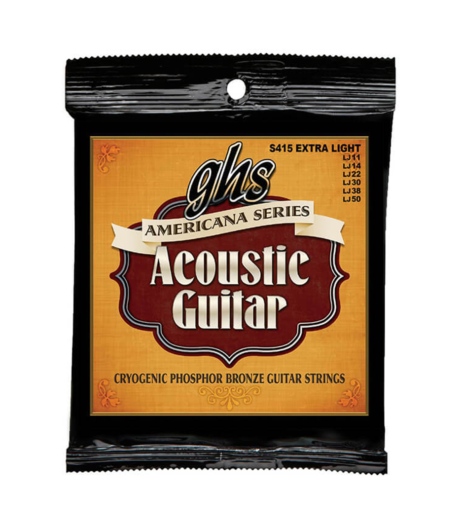 buy ghs s415 acoustic guitar string americana series phosp