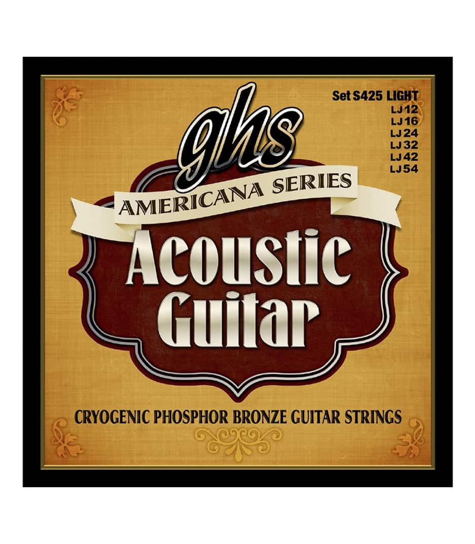 GHS - S425 AMERICANA ACOUSTIC GUITAR LIGHT