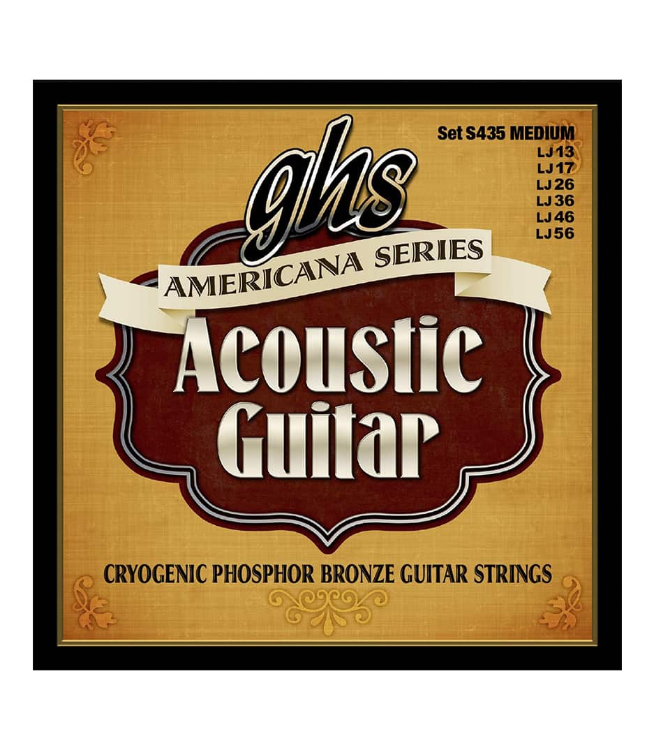 GHS - S435 AMERICANA ACOUSTIC GUITAR MEDIUM