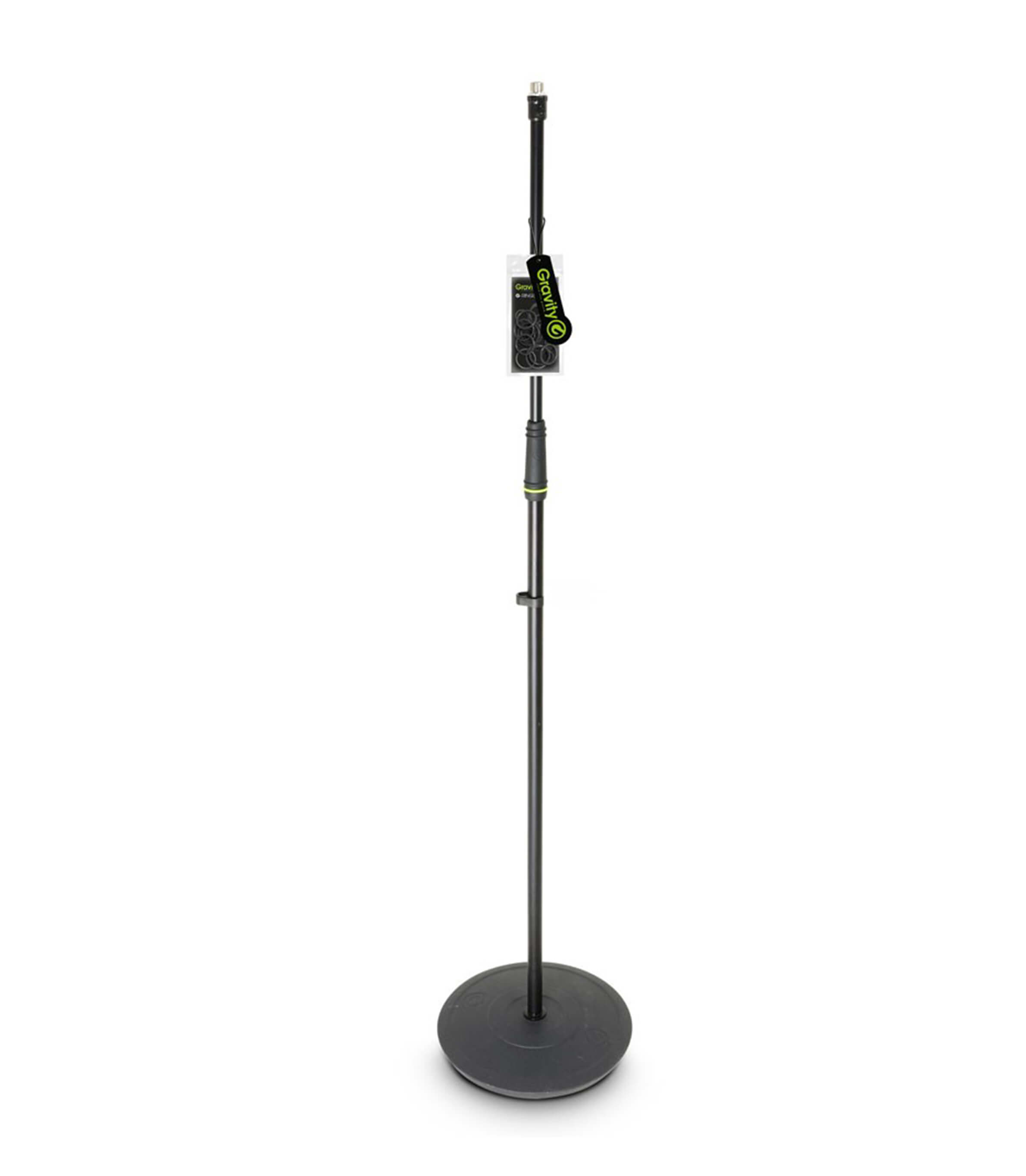 buy gravity gms23 microphone stand with round base black
