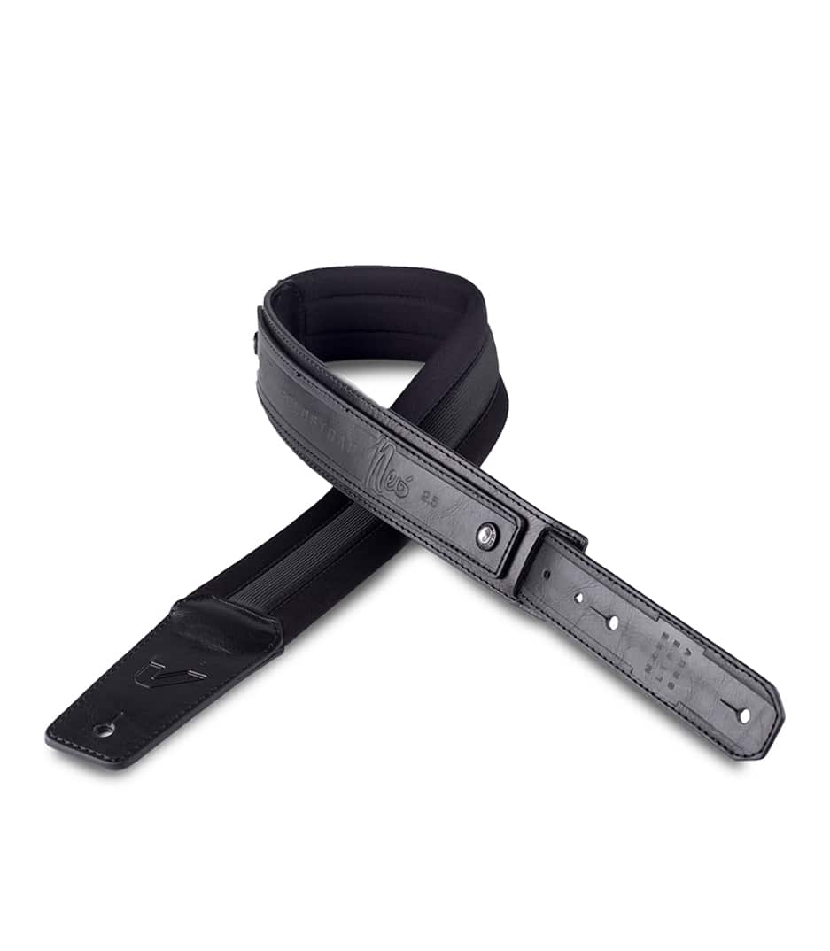 Gruv - SOLOSTRAP NEO25 BLK Neoprene Guitar Strap