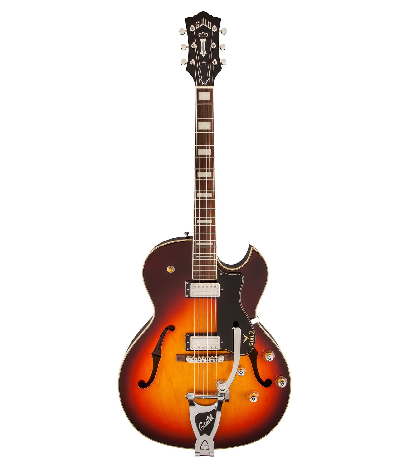 buy guild ce100d capri hollow body antique sunburst finish