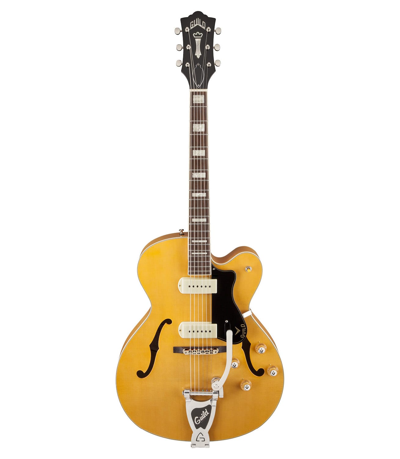 Guild - X 175B Manhattan Hollow Body Blonde Finish