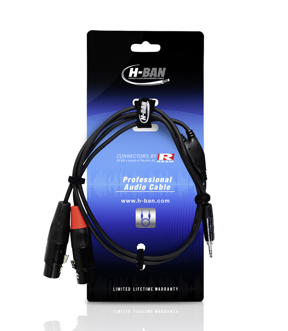buy hban 3.5mm 2xxlrf 1m
