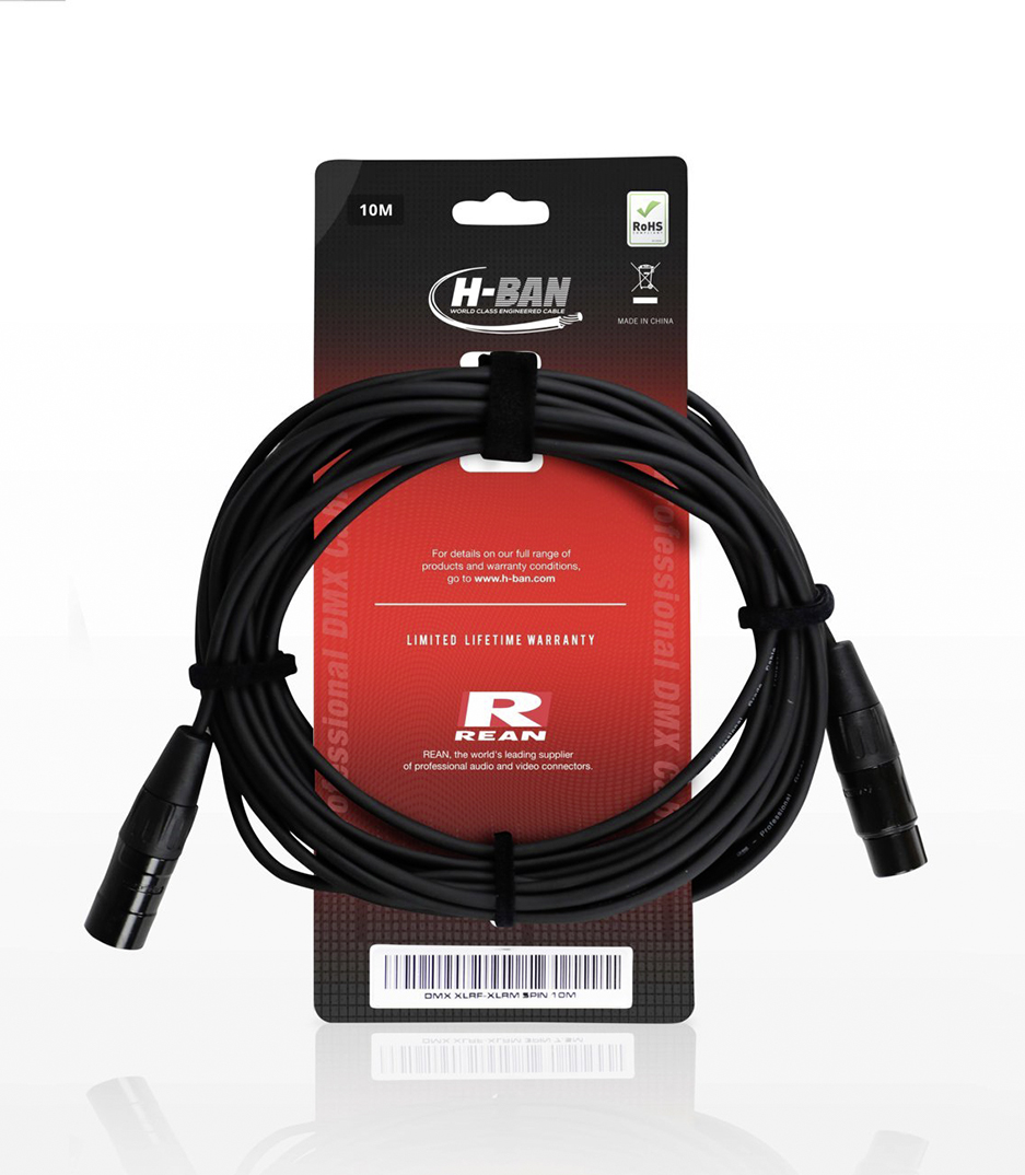 DMX Cable XLRF XLRM 5PIN 10M - XX5-D0-100 - Melody House Dubai, UAE