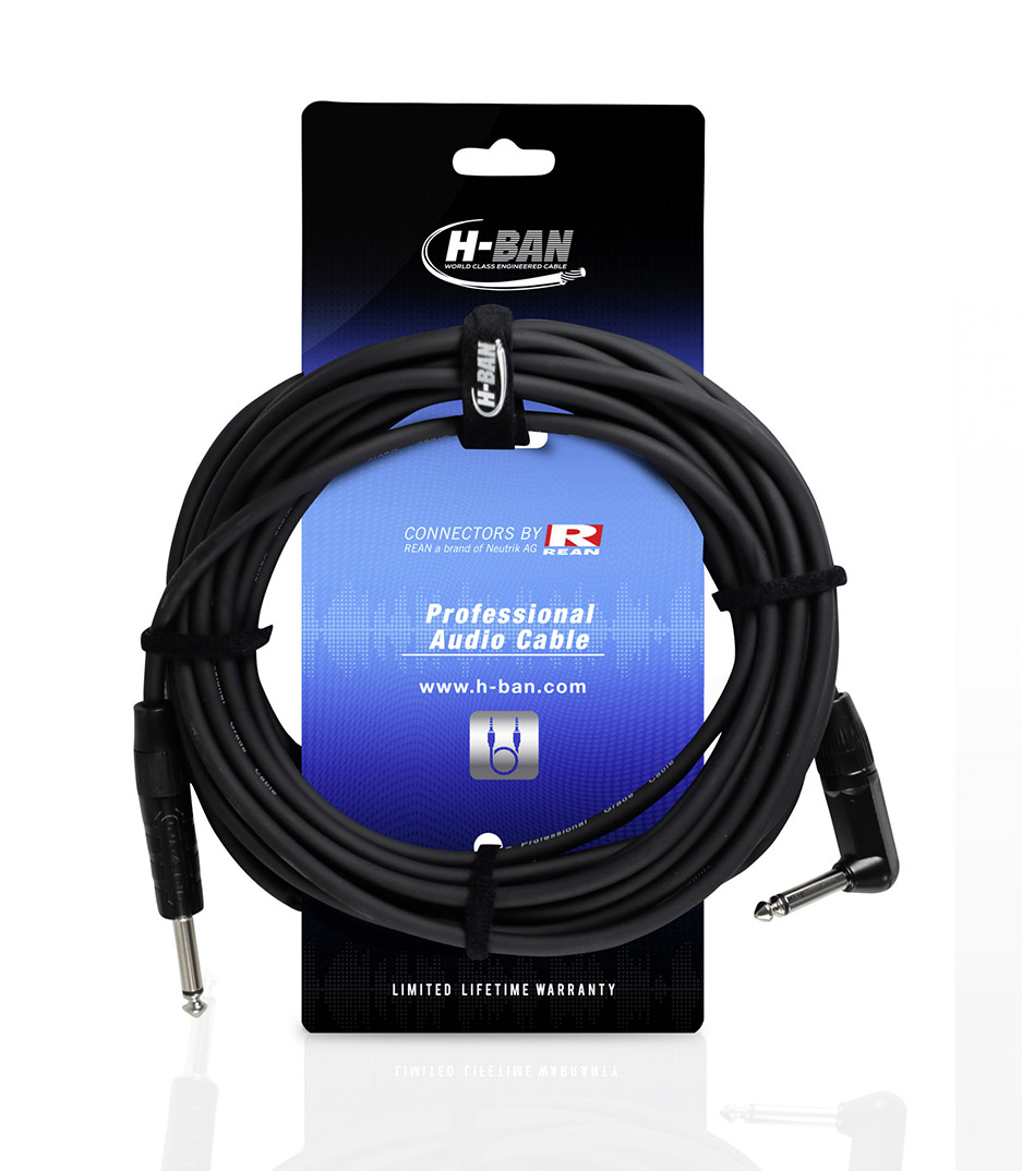 buy hban guitar cable 1 4m 1 4mra 7.5m
