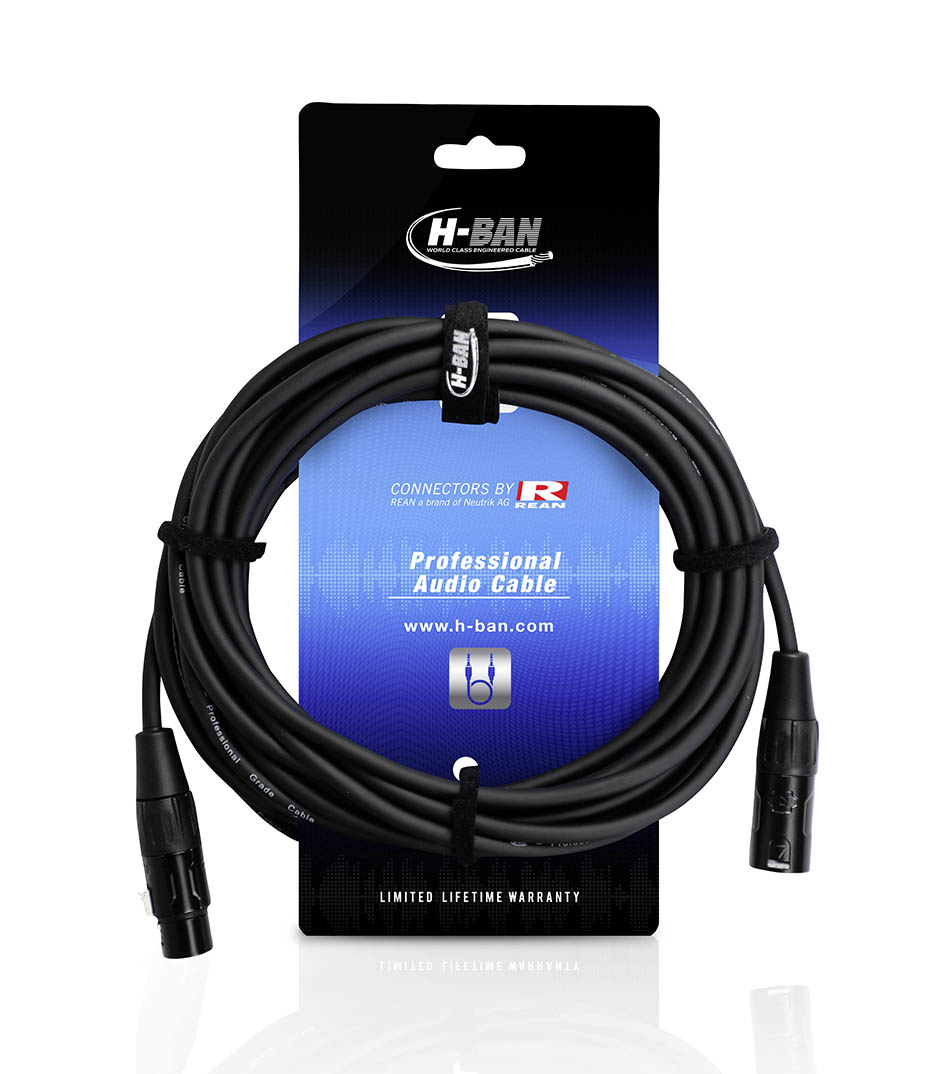buy hban microphone cable xlrf xlrm 7.5m