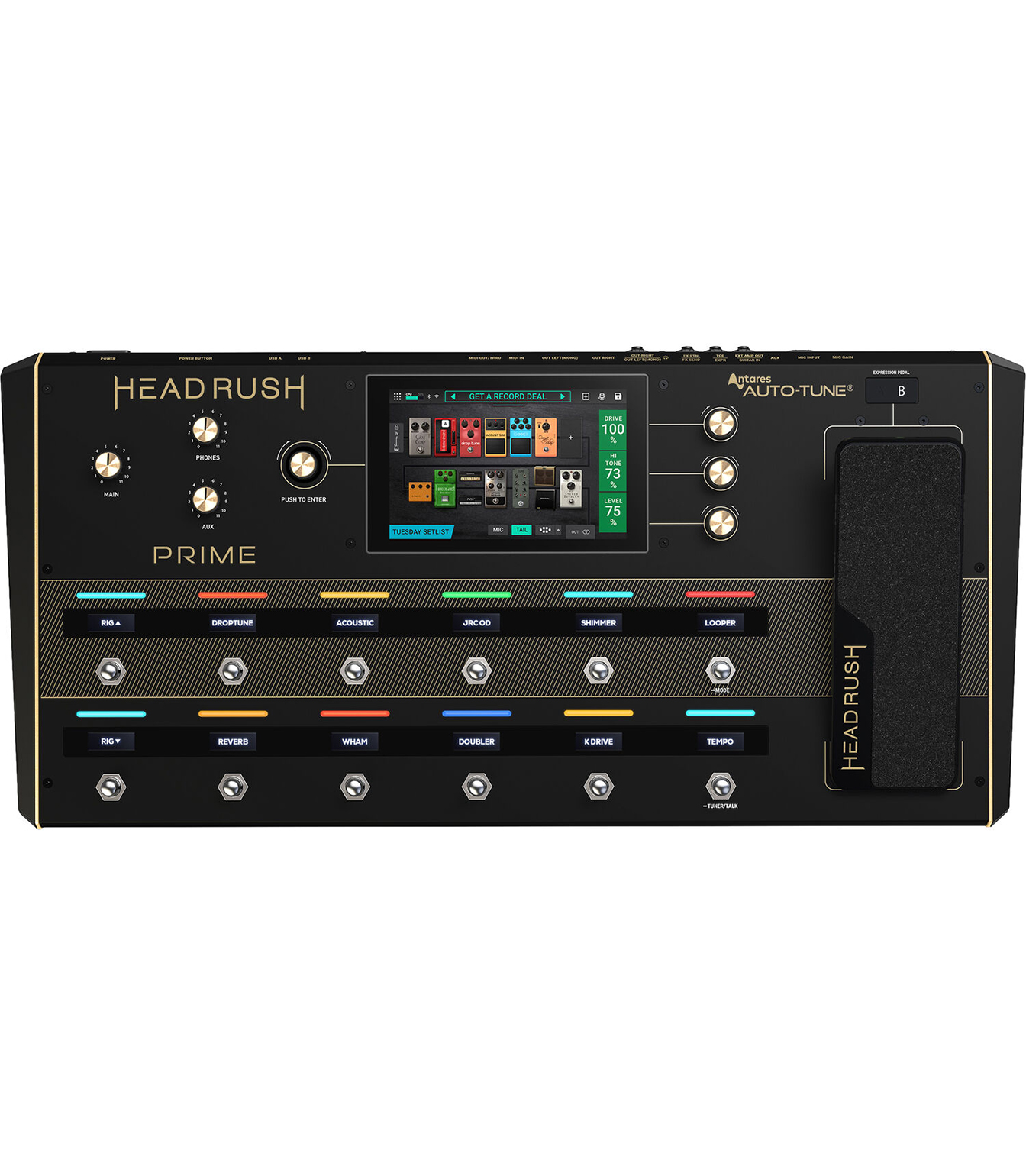 HRPRIMEXEU Guitar Multi effect Amp Modeler Vocal P - HRPRIMEXEU - Melody House Dubai, UAE