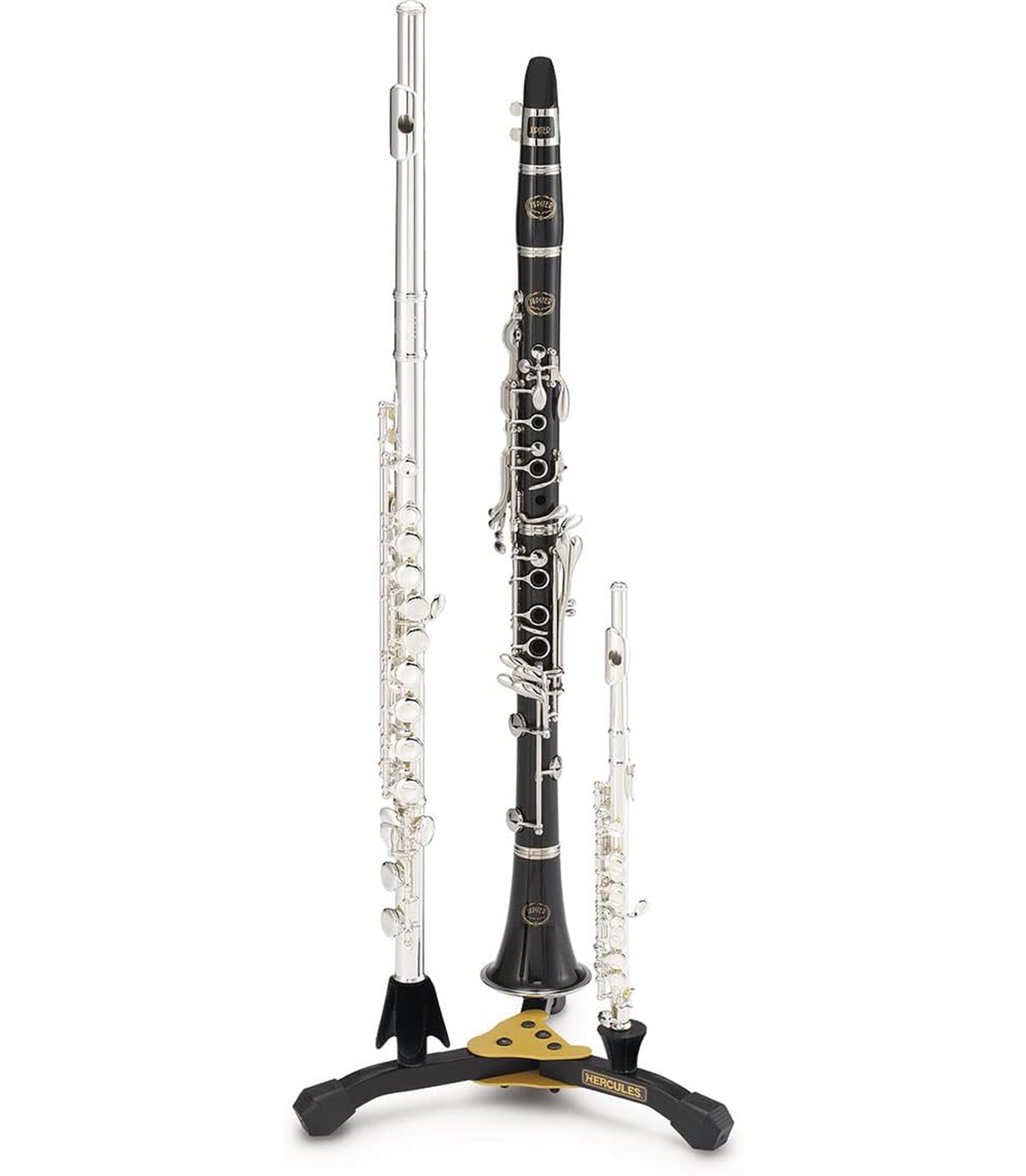 Hercules flute clarinet and piccolo combo stand - DS543BB - Melody House Dubai, UAE