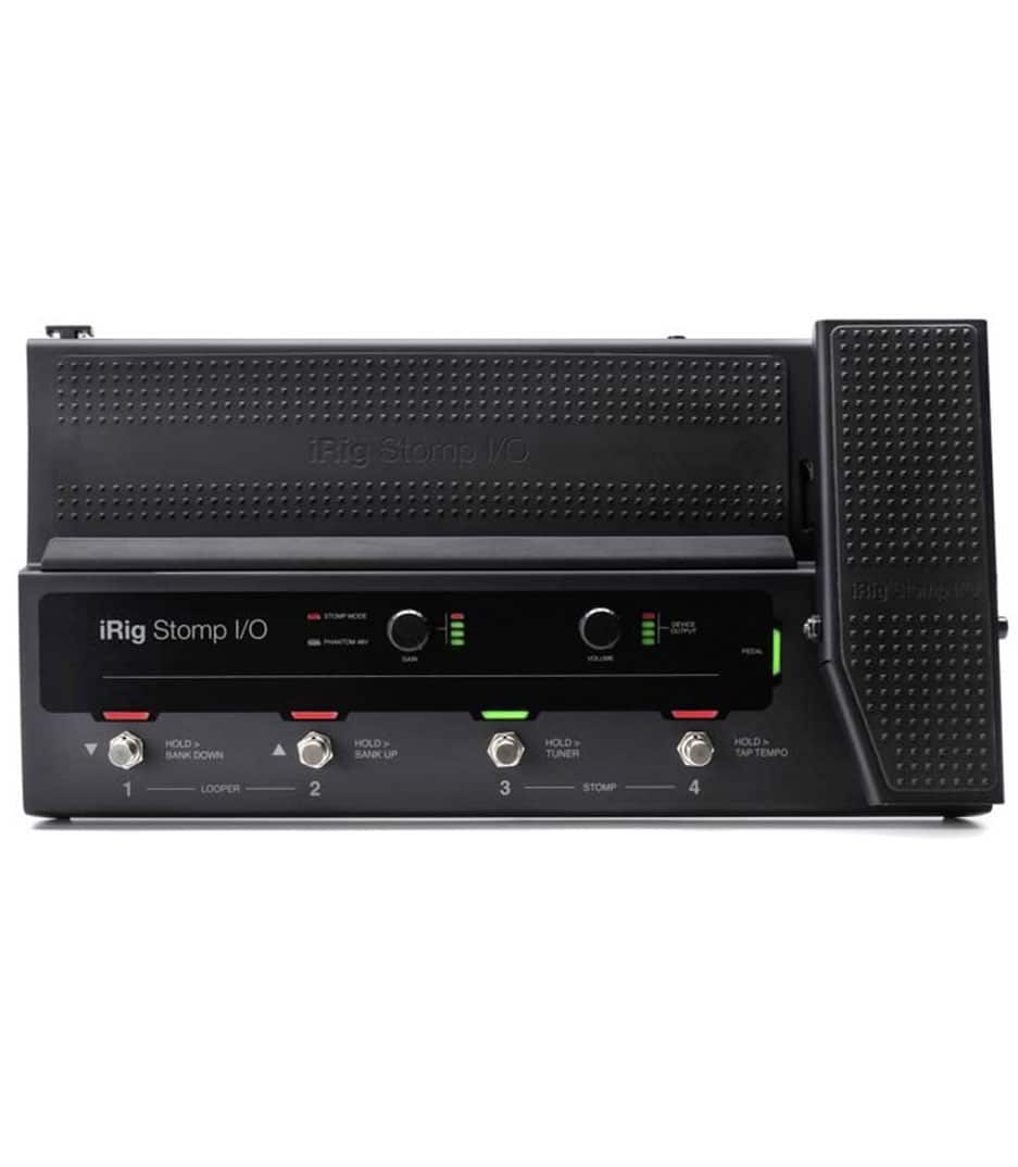 buy ikmultimedia ip irig stompio in irig stomp i o usb pedalboard c