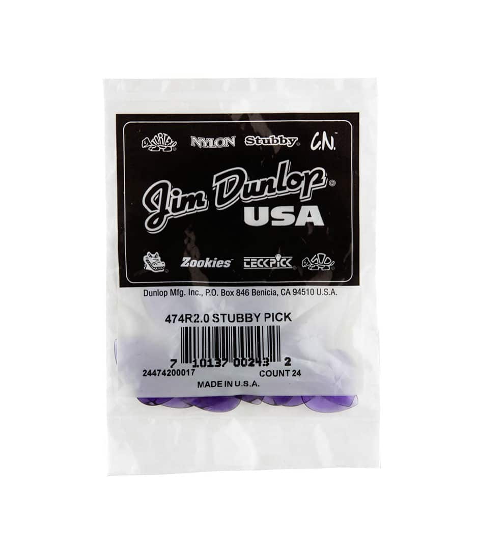 JAZZ STUBBY PICK 20mm 24 bag - 474R2.0 - Melody House Dubai, UAE